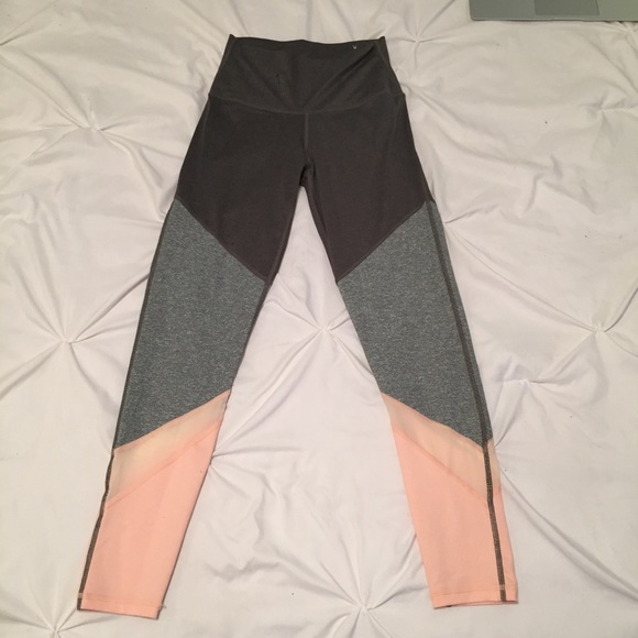 American Eagle Outfitters Pants - Aerie Tri-colored Leggings w/ Mesh Detail